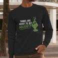 Drseuss The Grinch Time Long Sleeve T-Shirt Gifts for Him