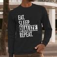 Eat Sleep Dialize Repeat Tech Long Sleeve T-Shirt Gifts for Him