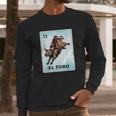 El Toro Mexican Bull Riding Cards Long Sleeve T-Shirt Gifts for Him