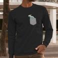 Fake Pocket Cockatoo Funny Bird In Your Pocket Tee Long Sleeve T-Shirt Gifts for Him