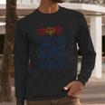 I Was Up Fighting Evil By Moonlight Heathered Long Sleeve T-Shirt Gifts for Him