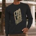 Foo Fighters Slanted Logo Soft Long Sleeve T-Shirt Gifts for Him