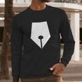 Fountain Pen T-Shirt Writing Writer Author Graphic Tee Long Sleeve T-Shirt Gifts for Him