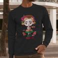 Frida Kahlo Viva Mexico Long Sleeve T-Shirt Gifts for Him