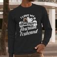 Funny American Foxhound I Love My Stinky Dog Long Sleeve T-Shirt Gifts for Him