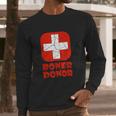 Funny Halloween Boner Donor Long Sleeve T-Shirt Gifts for Him