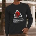 Funny Necromancy Gamer D20 Dice Dungeon Dragons Gaming Gift Long Sleeve T-Shirt Gifts for Him