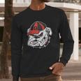 Georgia Bulldog Black Solid Long Sleeve T-Shirt Gifts for Him