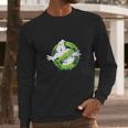 Ghostbusters Classic Slime Ghost Logo Long Sleeve T-Shirt Gifts for Him