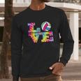 Girls Volleyball Tie Dye Love Colorful For Teenagers Long Sleeve T-Shirt Gifts for Him