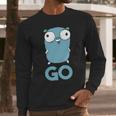 Golang Gopher Go Lang Programming Programmer It Cs Long Sleeve T-Shirt Gifts for Him