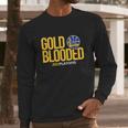 Gold Blooded 2022 Playoffs Championship Long Sleeve T-Shirt Gifts for Him