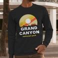 Grand Canyon National Park Retro Logo Long Sleeve T-Shirt Gifts for Him