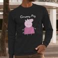 Granny Pig T-Shirt Long Sleeve T-Shirt Gifts for Him