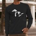 Great Lakes Detroit Michigan Long Sleeve T-Shirt Gifts for Him