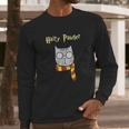 Hairy Pawter Funny Cute Magic Cat With Glasses Gift Long Sleeve T-Shirt Gifts for Him