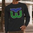 Hartford Whalers Hockey Retro Long Sleeve T-Shirt Gifts for Him