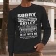 Hatley Name Gift Sorry My Heart Only Beats For Hatley Long Sleeve T-Shirt Gifts for Him