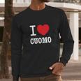 I Heart Cuomo Ladies Long Sleeve T-Shirt Gifts for Him