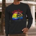 Holmes Beach Florida Vintage Retro Beach Sunset Long Sleeve T-Shirt Gifts for Him