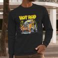 Hot Rod 55 Gasser Blown Jacked Up Flames Car Long Sleeve T-Shirt Gifts for Him