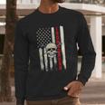 Ironworker Union Gift Design On Back Long Sleeve T-Shirt Gifts for Him