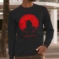 Itachi Uchiha And Moon Long Sleeve T-Shirt Gifts for Him