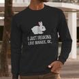 I Just Freaking Love Bunny | Cute Animal Critter Long Sleeve T-Shirt Gifts for Him