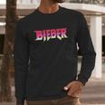 Justin World Tour Belieber Jb Lover Long Sleeve T-Shirt Gifts for Him