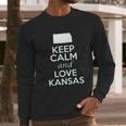 Keep Calm And Love Kansas State Long Sleeve T-Shirt Gifts for Him