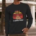 I Lava You Retro Clothing Gift For Him Her Funny Valentine Long Sleeve T-Shirt Gifts for Him