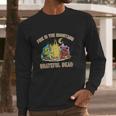 Liquid Blue Fire In The Mountain Long Sleeve T-Shirt Gifts for Him