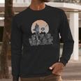 The Mandalorian Sleeping Child Silhouette Long Sleeve T-Shirt Gifts for Him