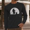 Mando Moon Mandalorian Long Sleeve T-Shirt Gifts for Him