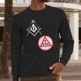 Mens Mason Royal Arch Split Masonic York Rite Black Long Sleeve T-Shirt Gifts for Him