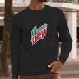 Mens Mountain Dew Long Sleeve T-Shirt Gifts for Him