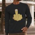 Middle Finger Emoji Tshirt Long Sleeve T-Shirt Gifts for Him