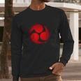 Mitsu Tomoe Shinto Trinity Symbol Japan Martial Arts Long Sleeve T-Shirt Gifts for Him