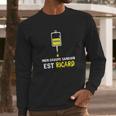 Mon Groupe Sanguin Est Ricard Long Sleeve T-Shirt Gifts for Him