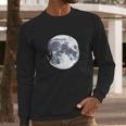 The Moon Nasa Photography Astronomy Space Nerd Long Sleeve T-Shirt Gifts for Him