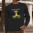 Namaste Social Distancing Long Sleeve T-Shirt Gifts for Him