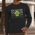 Nintendo Splatoon Gradient Green Squid Graphic Long Sleeve T-Shirt Gifts for Him