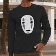 No Face Spirited Away No Face Spirited Away Chihiro Studio Ghibli Minimalist Vector Long Sleeve T-Shirt Gifts for Him