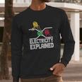 Ohm Volt Amp Electricity Explained Long Sleeve T-Shirt Gifts for Him