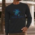 Outer Banks North Carolina Sea Blue Tribal Turtle Long Sleeve T-Shirt Gifts for Him