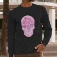 Pastel Goth Girl Stay Weird Emo Pink Skull Long Sleeve T-Shirt Gifts for Him