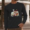 Peace And Love Are All We Need Volkswagen Bus Snoopy Shirts Long Sleeve T-Shirt Gifts for Him