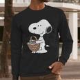 Peanuts Snoopy Easter Basket Long Sleeve T-Shirt Gifts for Him