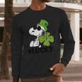 Peanuts St Patricks Snoopy Lucky T-Shirt Long Sleeve T-Shirt Gifts for Him