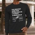 Philadelphia Eagles The Greatest Game Ever Played Was On A Sunday Long Sleeve T-Shirt Gifts for Him